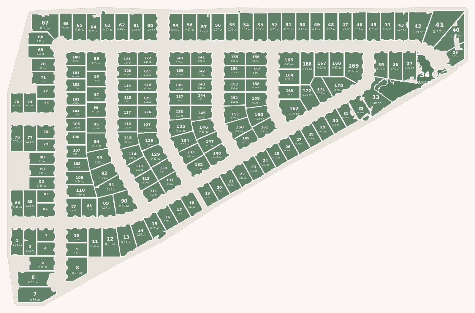 Canyon Springs plat map